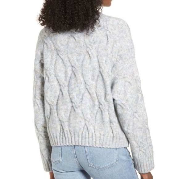 4SI3NNA Cable Crop Sweater - Picture 3 of 6